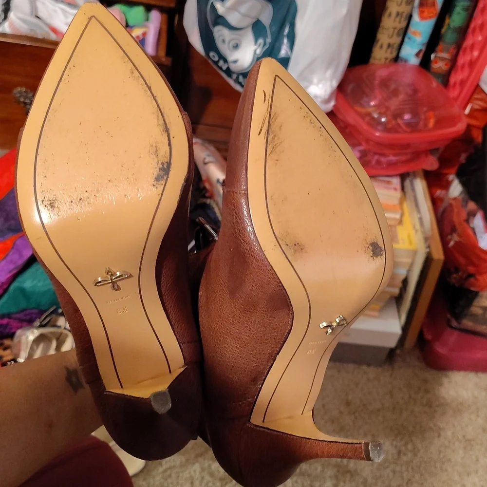 Pour La Victorie Ladies Onyx Bootie in Cognac Sz 8.5 - Picture 6 of 6